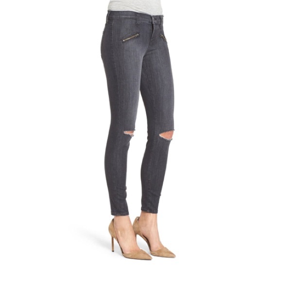 Current/ Elliott Soho Zip Distressed Jeans | 27 - Picture 2 of 10